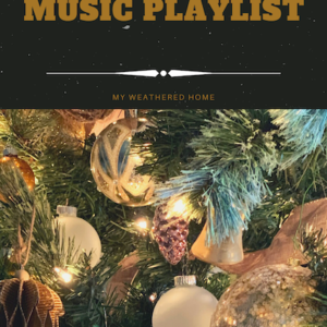 a graphic for the classical christmas music playlist