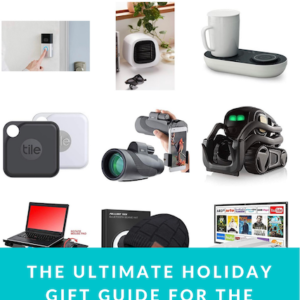 a picture of all sorts of gifts for the tech lover