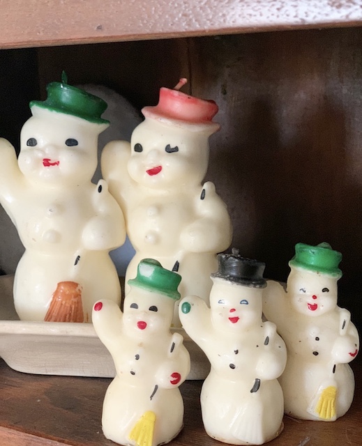 gurley snowman candles