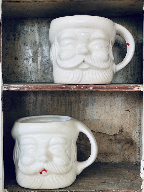 white santa mugs