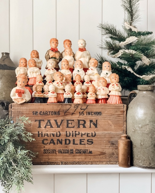 choir gurley candle display