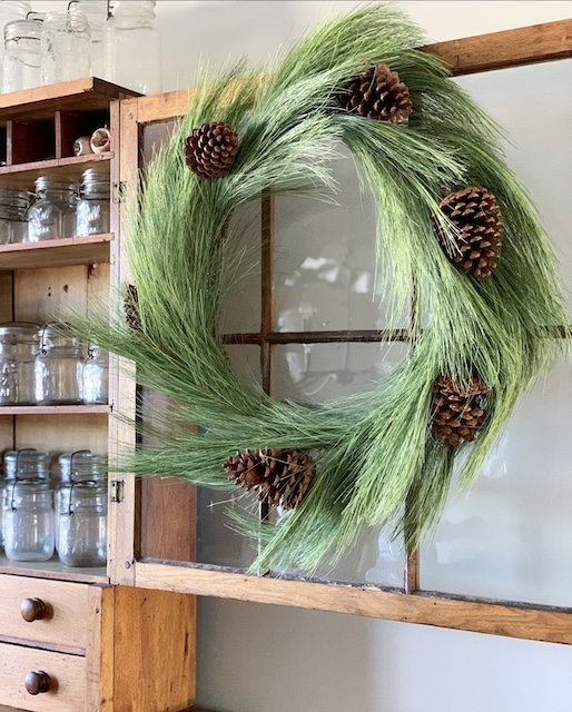 long needle pine wreath