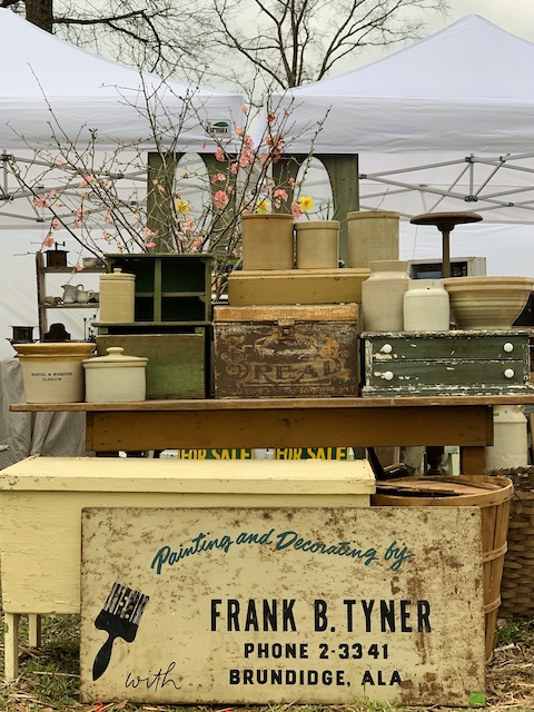 main display at the pasture sale