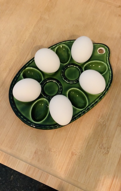 boiled eggs for shaving cream eggs