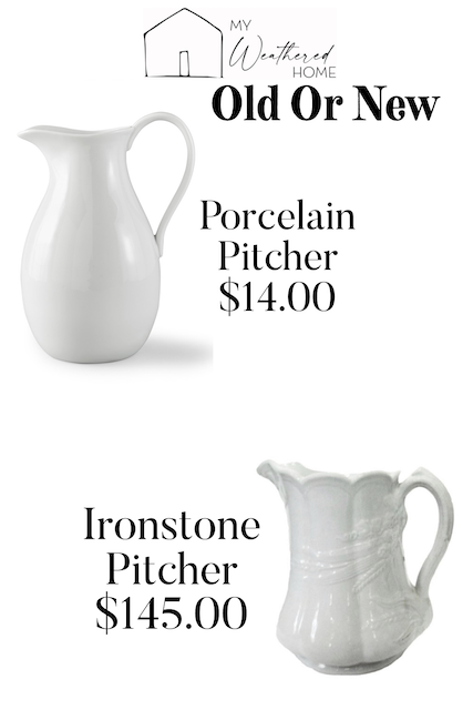 pitcher options old and new