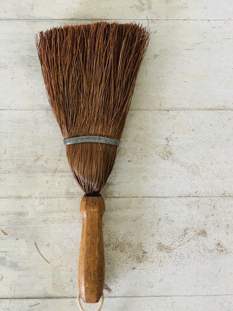 broom with wood handle