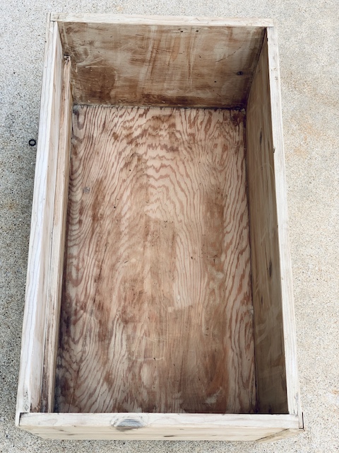bleached inside of the chest