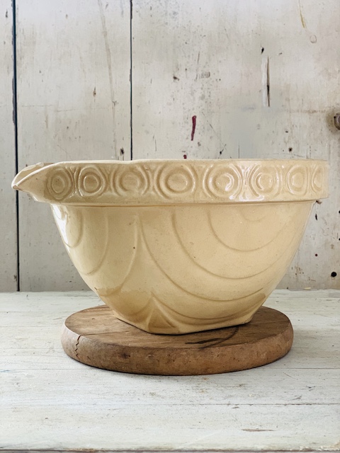 large stoneware batter bowl