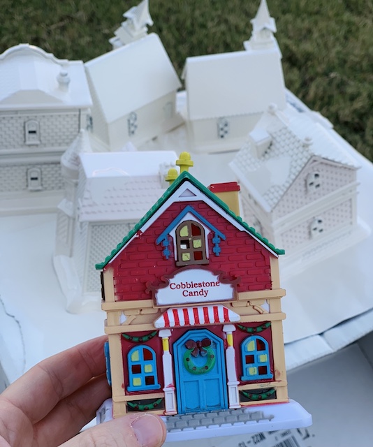 Cheerful DYI Christmas Village With Dollar Tree Houses MY WEATHERED HOME