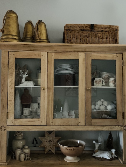 cabinet with bells on top