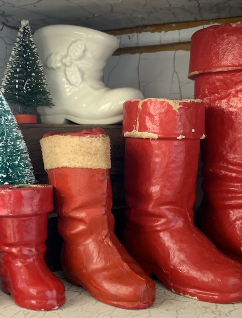 paper mache boot collection