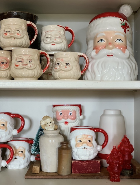old santa mugs