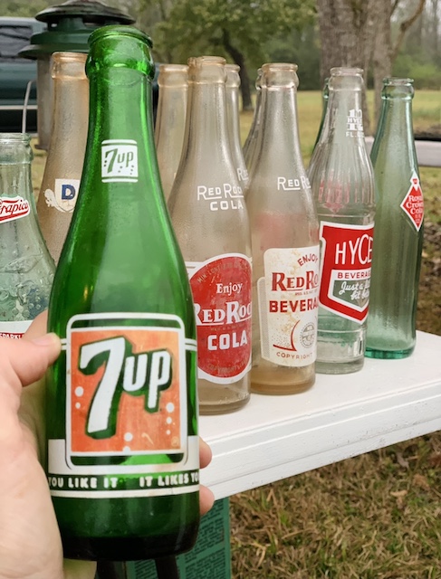 5 favorite vintage finds including these bottles