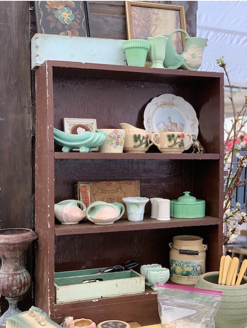 turquoise area at the vintage pasture sale