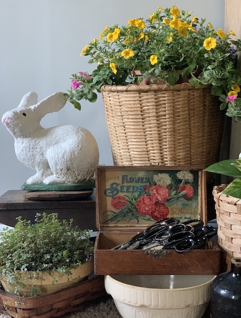 Vintage Easter Home Tour - MY WEATHERED HOME