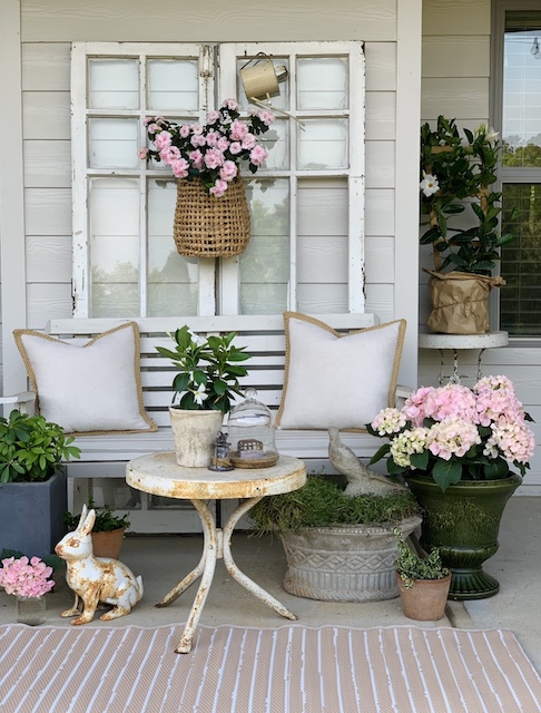 Simple Spring Back Porch - 